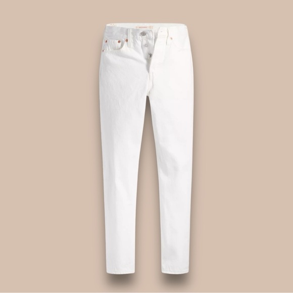 Levi's Denim - Levi’s Wedgie Straight Fit Women’s Jeans | White | 0 Short W25 L28